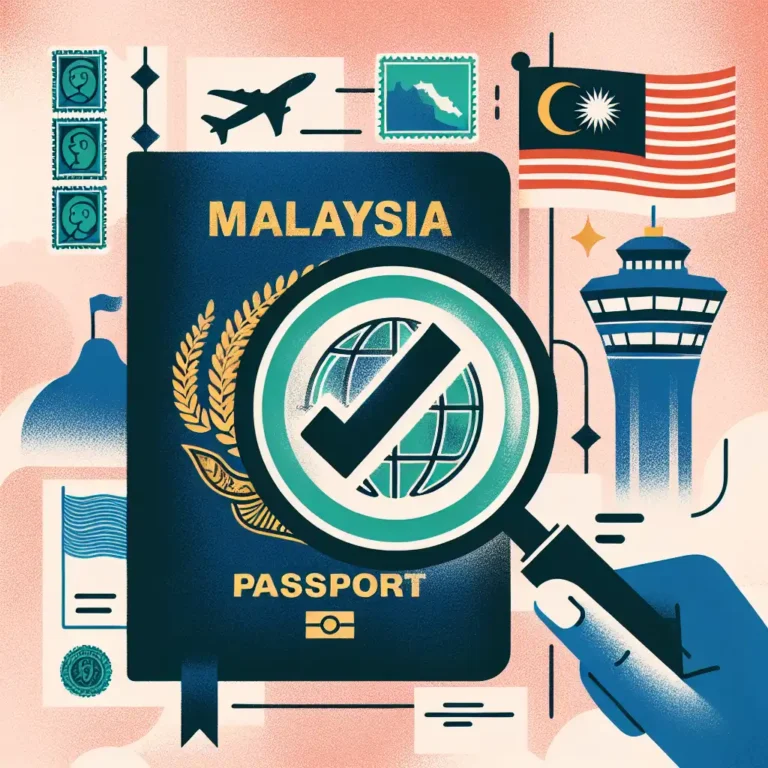 malaysia visa check passport number diye